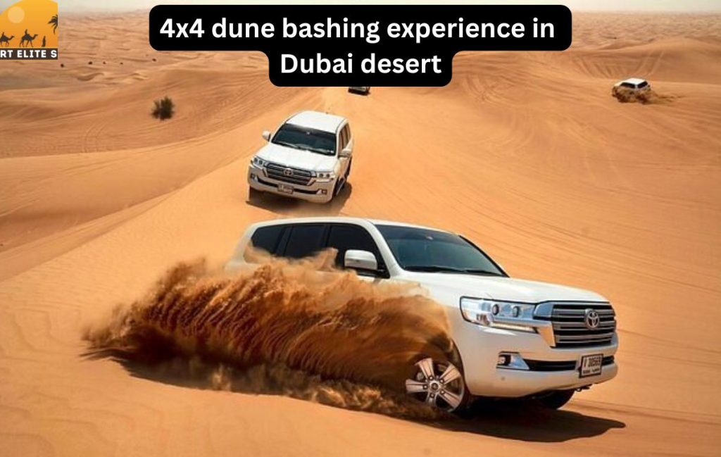 4x4 dune bashing experience in Dubai desert