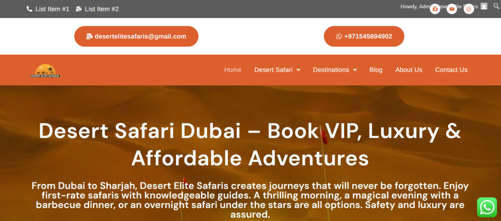 Desert Elite Safaris