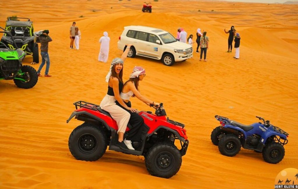 lahbab red dunes quad bike tour
